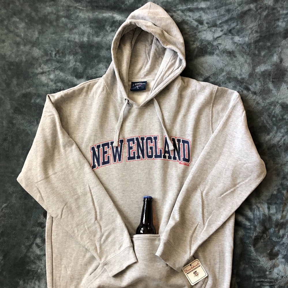 New England Patriots Gray Hoodie NFL NWT